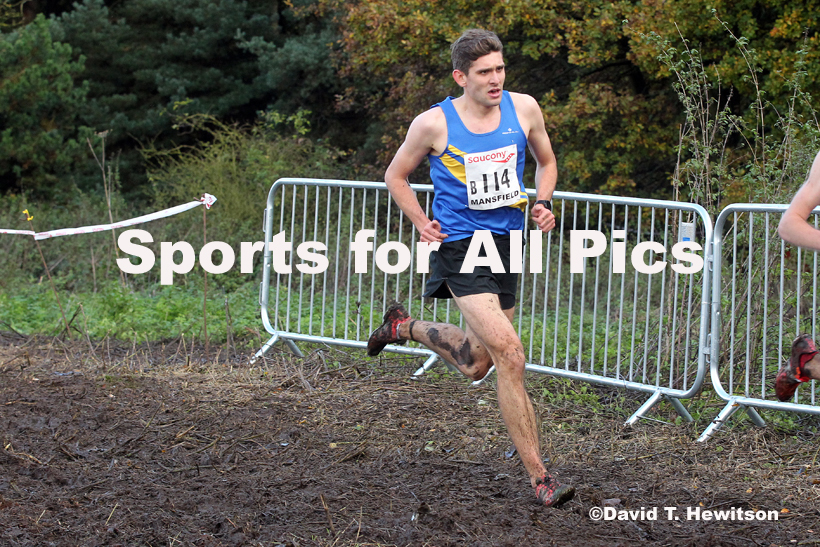 Senior men, National Cross Country Relay Champs., Berry Hill Park, Mansfield.  Photo: David T. Hewitson/Sports for All Pics